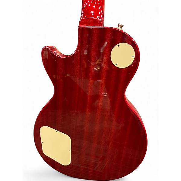 Used 2018 Epiphone Les Paul Standard Plain Top Heritage Cherry Sunburst Solid Body Electric Guitar