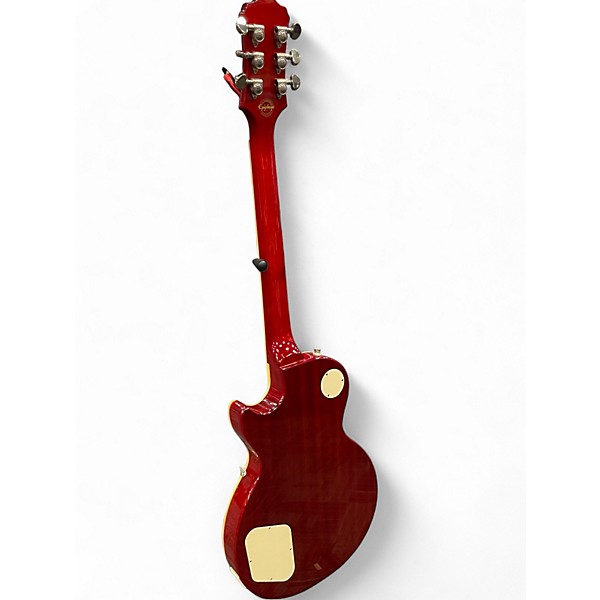 Used 2018 Epiphone Les Paul Standard Plain Top Heritage Cherry Sunburst Solid Body Electric Guitar