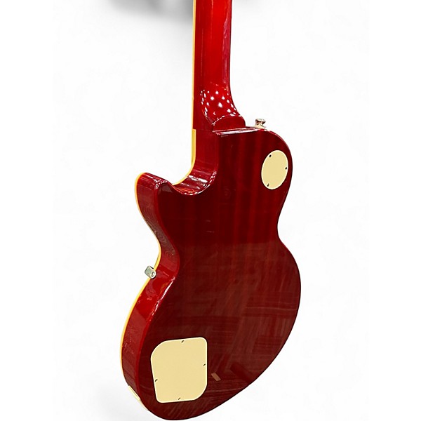 Used 2018 Epiphone Les Paul Standard Plain Top Heritage Cherry Sunburst Solid Body Electric Guitar