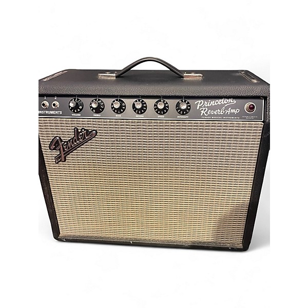 Used Fender 65 Princeton Reverb 1x10 15W Tube Guitar Combo Amp