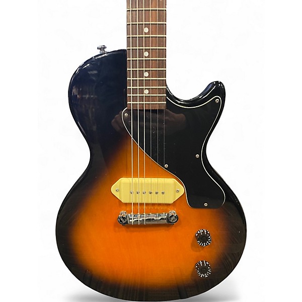 Used Epiphone Les Paul Junior 2 Color Sunburst Solid Body Electric Guitar