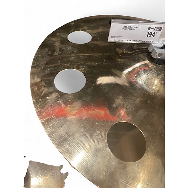 Used SABIAN 18in AAX O-ZONE Cymbal