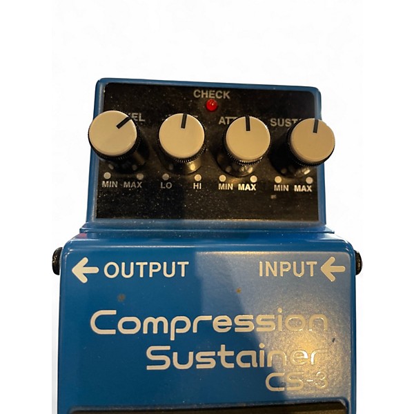 Used BOSS CS3 Compressor Sustainer Effect Pedal