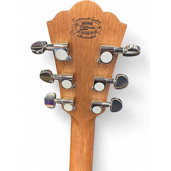 Used Washburn WG7S Natural Acoustic Guitar