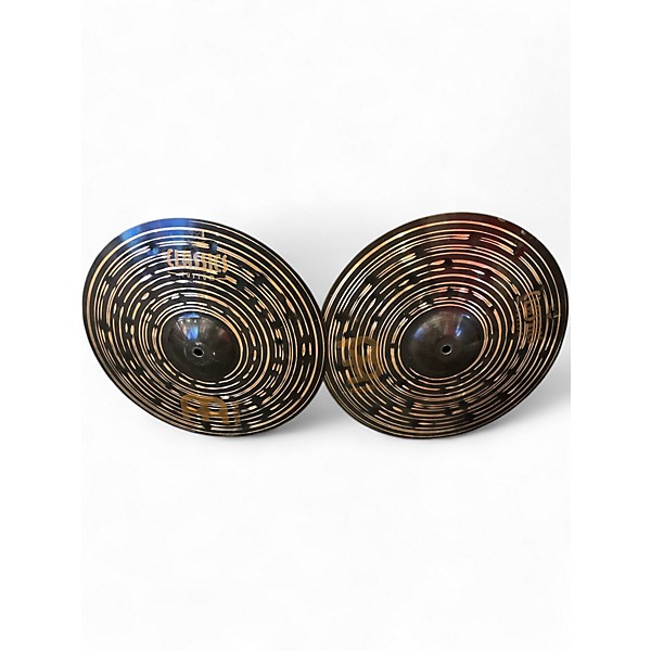 Used MEINL 14in Classic Custom Medium Hi Hat Pair Cymbal