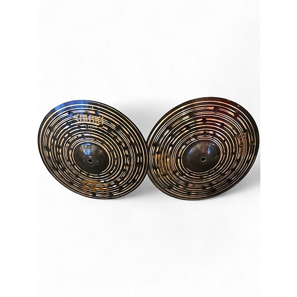 Used MEINL 14in Classic Custom Medium Hi Hat Pair Cymbal