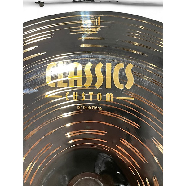 Used MEINL 18in Classic Custom Trash China Cymbal