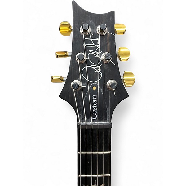 Used PRS Wood Library Custom 24 Charcoal Tri Color Burst Solid Body Electric Guitar