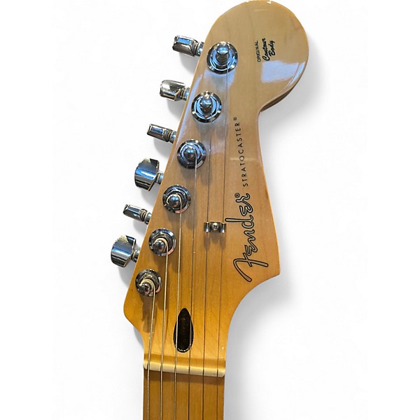 Used Fender Player Stratocaster Yellow Solid Body Electric Guitar