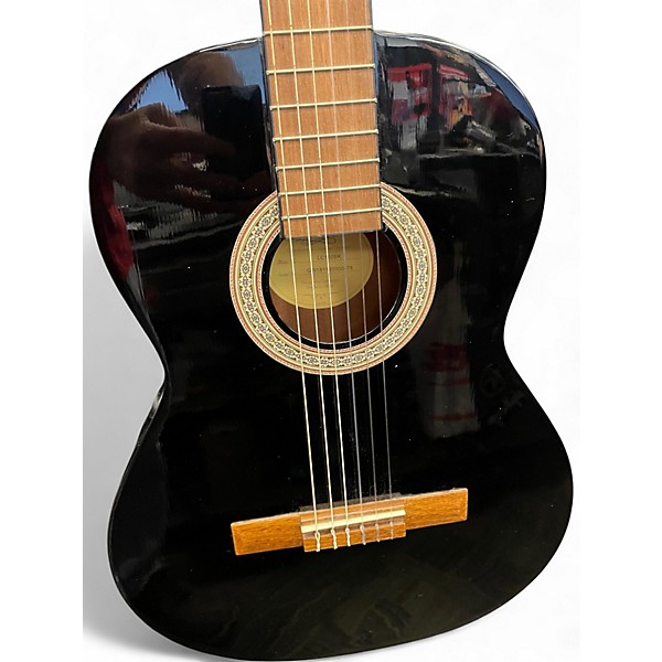 Used Lucero LC100 Black Classical Acoustic Guitar