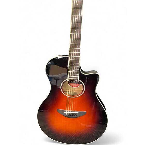 Used Yamaha APX600 Tobacco Sunburst Acoustic Electric Guitar
