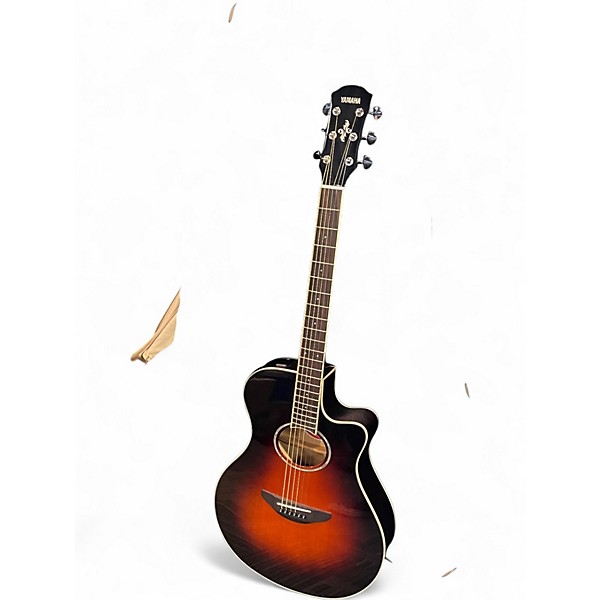 Used Yamaha APX600 Tobacco Sunburst Acoustic Electric Guitar