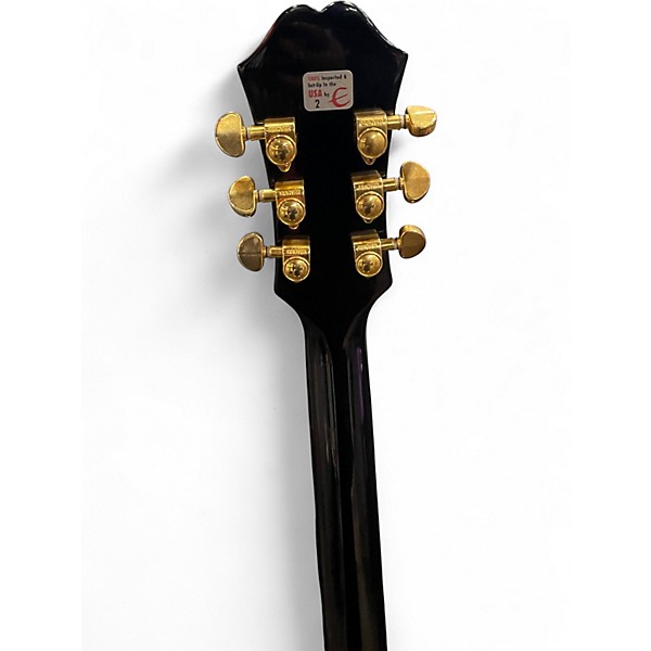 Used Epiphone Dot Deluxe Flametop Tobacco Burst Hollow Body Electric Guitar