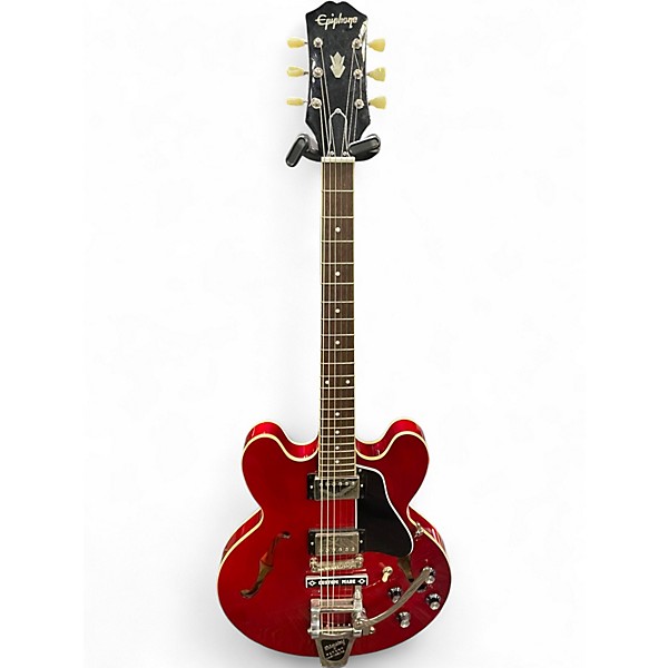 Used Epiphone ES-335 Ig Red Hollow Body Electric Guitar