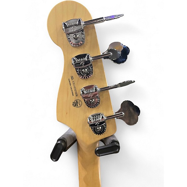 Used Fender American Professional Precision Bass Blue Electric Bass Guitar