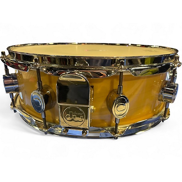 Used DW 14X5 Maple Snare Natural Drum