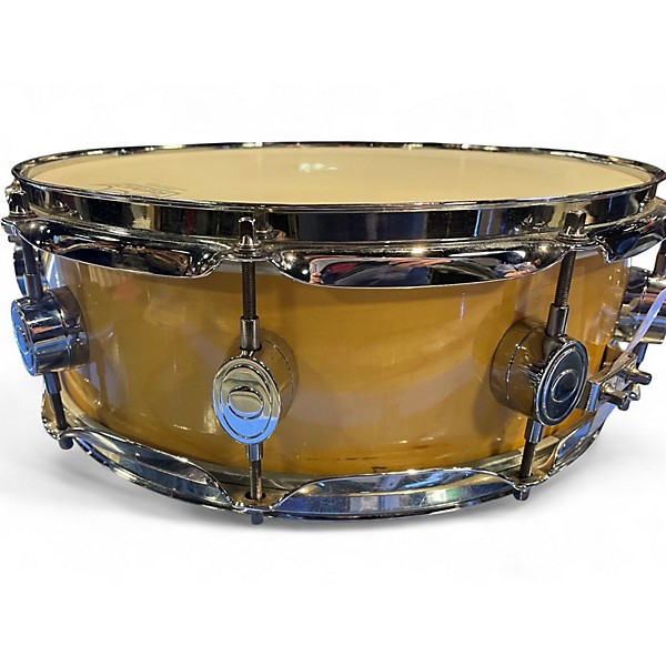 Used DW 14X5 Maple Snare Natural Drum