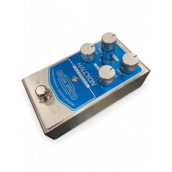 Used Origin Effects Halcyon Blue Overdrive Effect Pedal