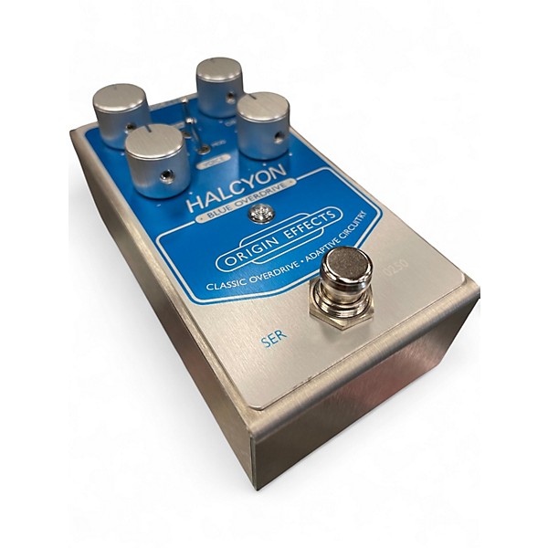 Used Origin Effects Halcyon Blue Overdrive Effect Pedal