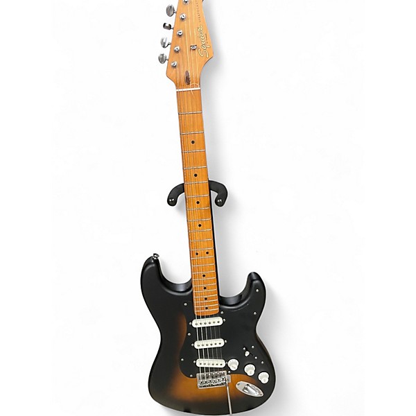 Used Squier Squier 40th Anniversary Vintage Edition Satin Wide 2-Color Sunburst Solid Body Electric Guitar