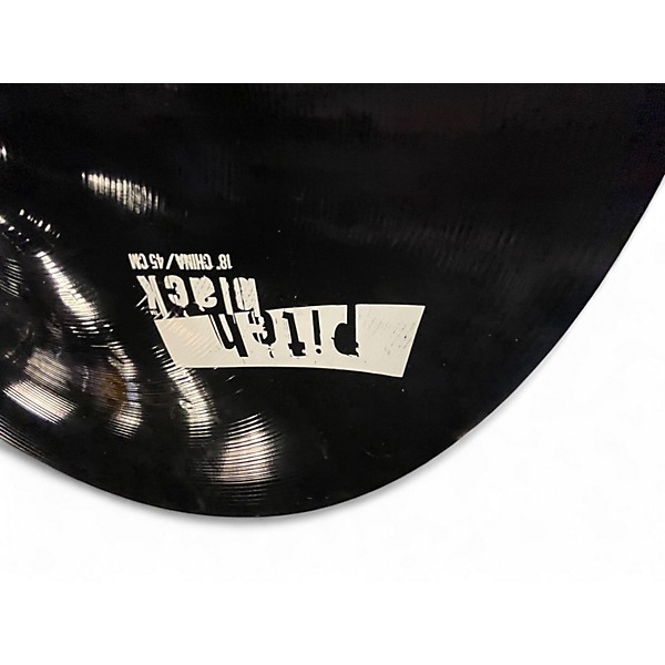 Used Zildjian 18in Pitch Black China Cymbal