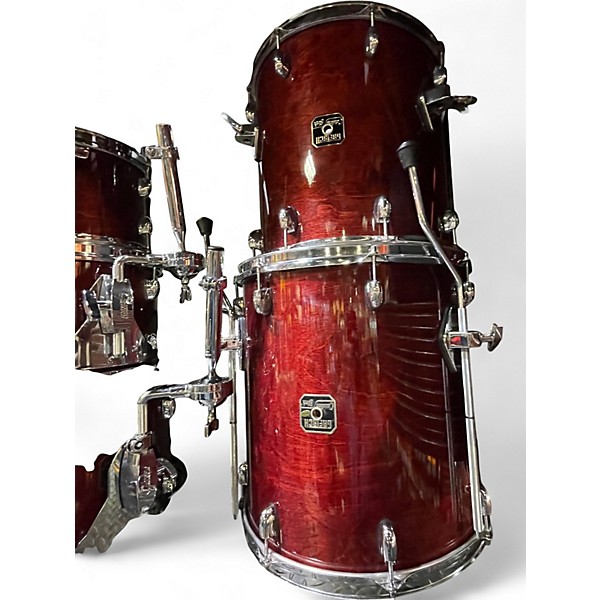 Used Gretsch Drums 7 Piece Catalina Maple Burgundy Drum Kit