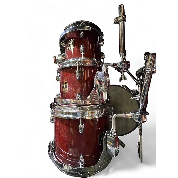 Used Gretsch Drums 7 Piece Catalina Maple Burgundy Drum Kit