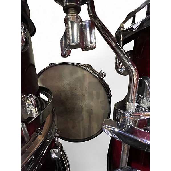 Used Gretsch Drums 7 Piece Catalina Maple Burgundy Drum Kit