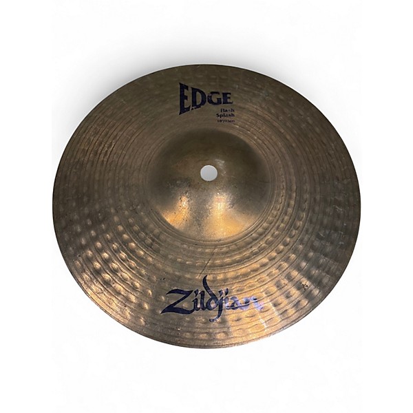 Used Zildjian 10in Edge Flash Splash Cymbal