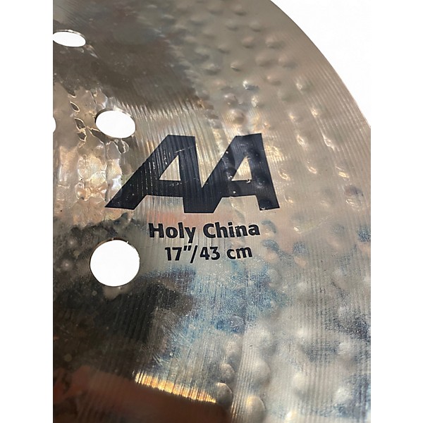 Used SABIAN 17in AA Holy China Brilliant Cymbal