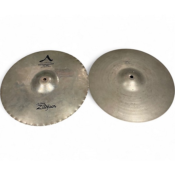 Used Zildjian 14in Mastersound Hi Hat Pair Cymbal