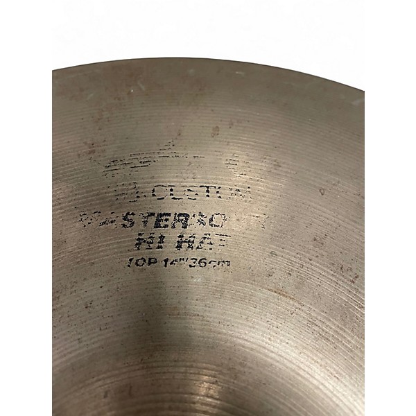 Used Zildjian 14in Mastersound Hi Hat Pair Cymbal