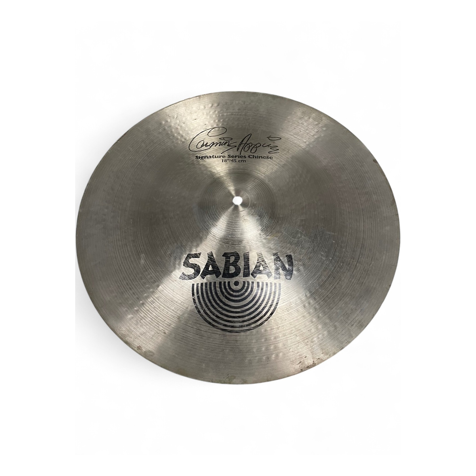 Used SABIAN 18in CARMINE APPICE SIGNATURE SERIES CHINESE Cymbal 38
