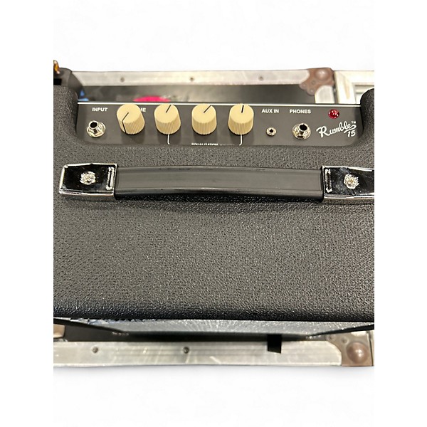 Used Fender Rumble 15 15W 1X8 Bass Combo Amp