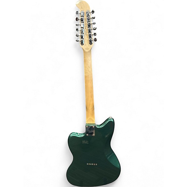 Used Squier JAZZMASTER XII Green Solid Body Electric Guitar