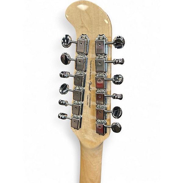 Used Squier JAZZMASTER XII Green Solid Body Electric Guitar