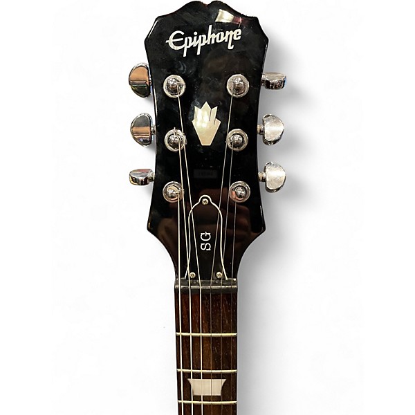 Used 2007 Epiphone SG Standard Cherry Solid Body Electric Guitar