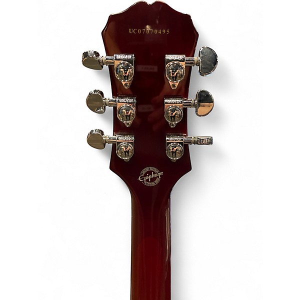 Used 2007 Epiphone SG Standard Cherry Solid Body Electric Guitar