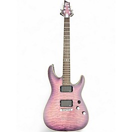 Used Schecter Guitar Research C1 Platinum SATIN PURPLE BURST Solid Body Electric Guitar