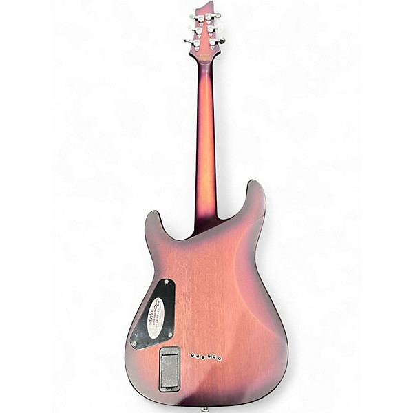 Used Schecter Guitar Research C1 Platinum SATIN PURPLE BURST Solid Body Electric Guitar