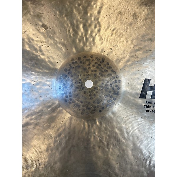 Used SABIAN 18in HHX COMPLEX THIN CRASH Cymbal
