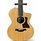 Used Taylor 214CE Deluxe Natural Acoustic Electric Guitar