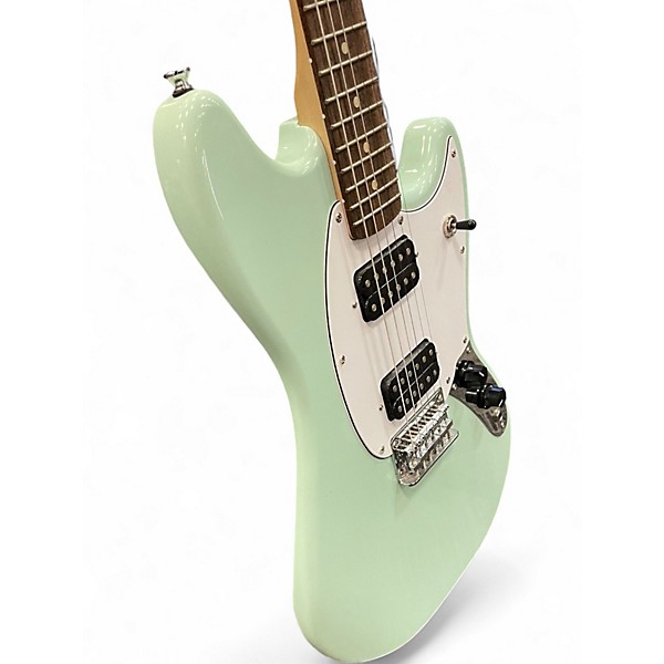 Used Squier Bullet Mustang HH Surf Green Solid Body Electric Guitar
