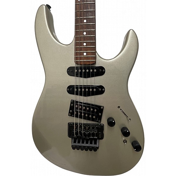Used Kramer 600ST Metallic Silver Solid Body Electric Guitar