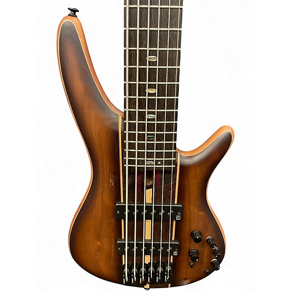 Used Ibanez SR1356B BROWN Electric Bass Guitar