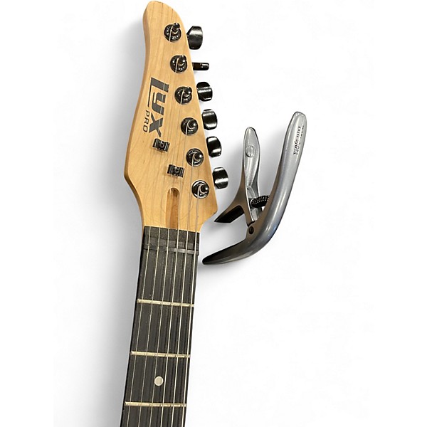 Used Lyx Pro S Style Blue Solid Body Electric Guitar