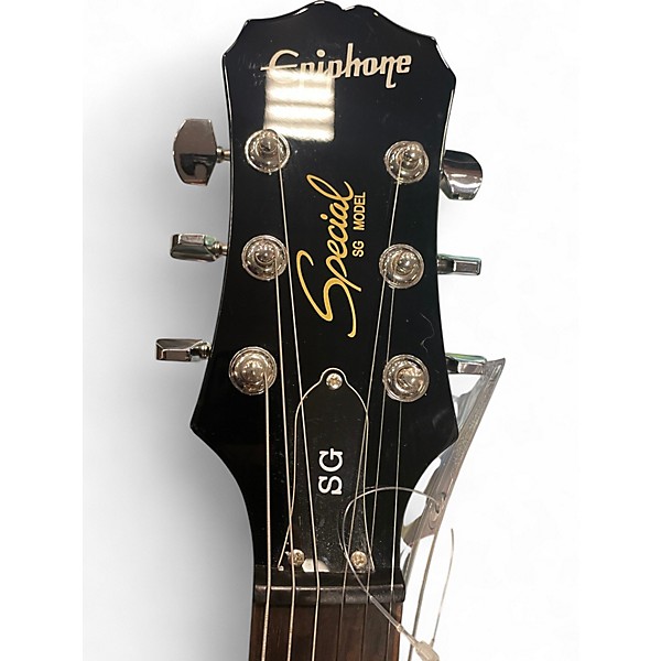 Used Epiphone SG Special Bolt On Black Solid Body Electric Guitar