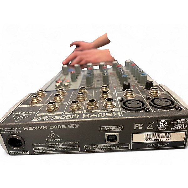 Used Behringer Xenyx Q802USB Unpowered Mixer