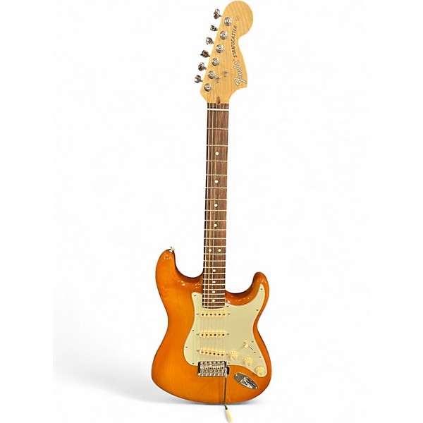 Used Fender American Performer Stratocaster SSS Honey Burst Solid Body Electric Guitar