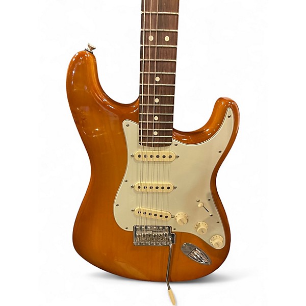 Used Fender American Performer Stratocaster SSS Honey Burst Solid Body Electric Guitar